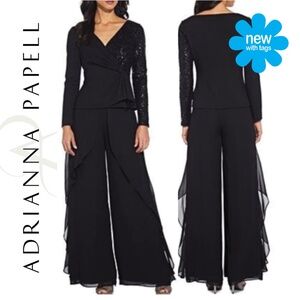 NWT 🦋 Adrianna Papell Ruffle Pants | Size: 8